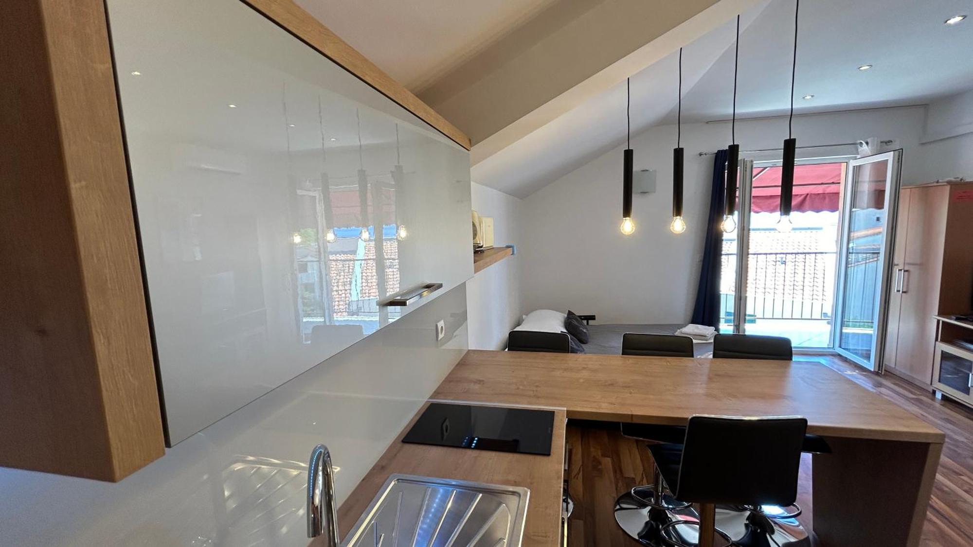 Apartman SENKA Podgora Bagian luar foto